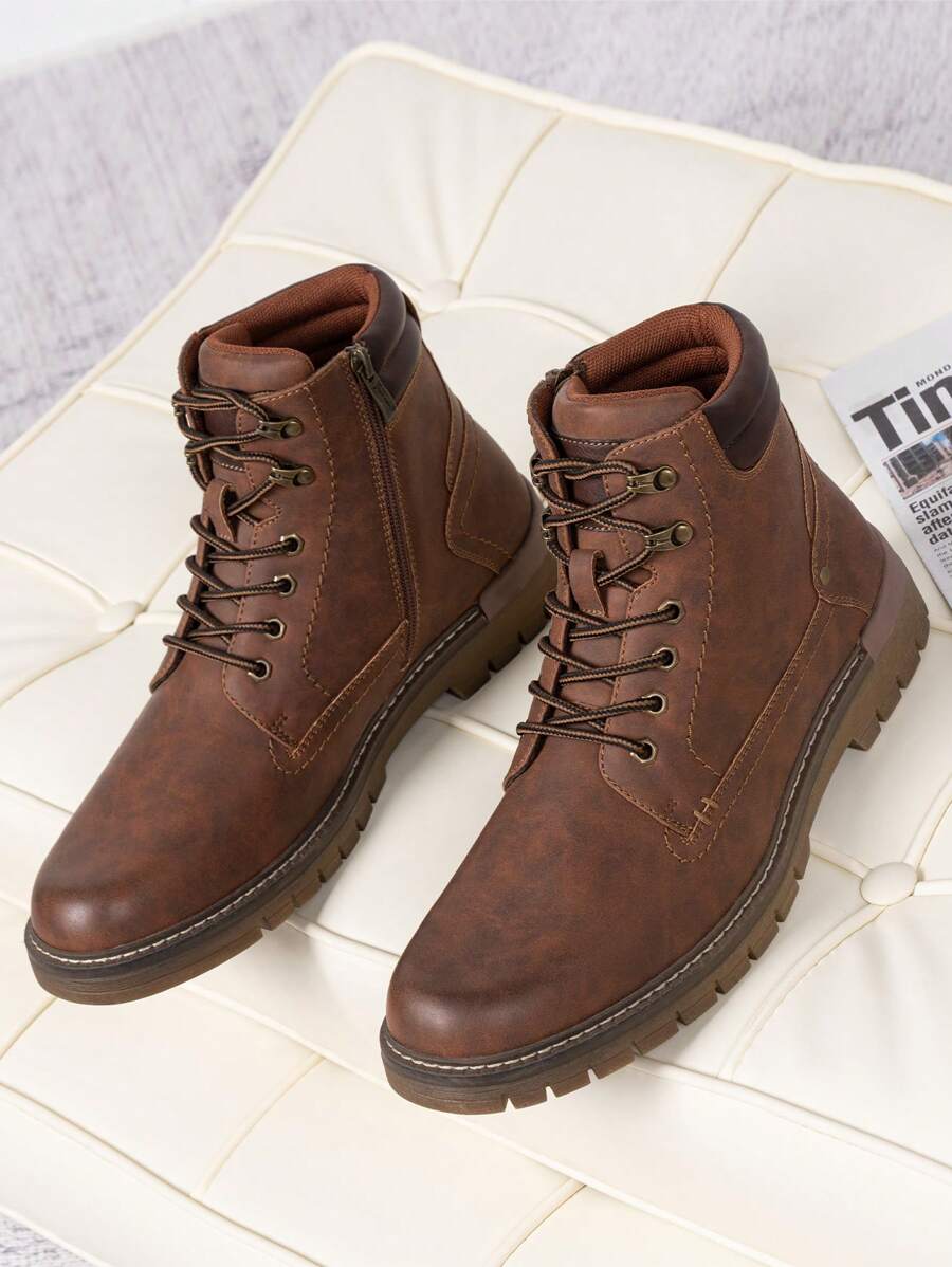Orthopedic Hiking Boots with side zip