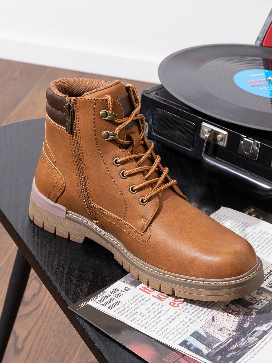 Orthopedic Hiking Boots with side zip
