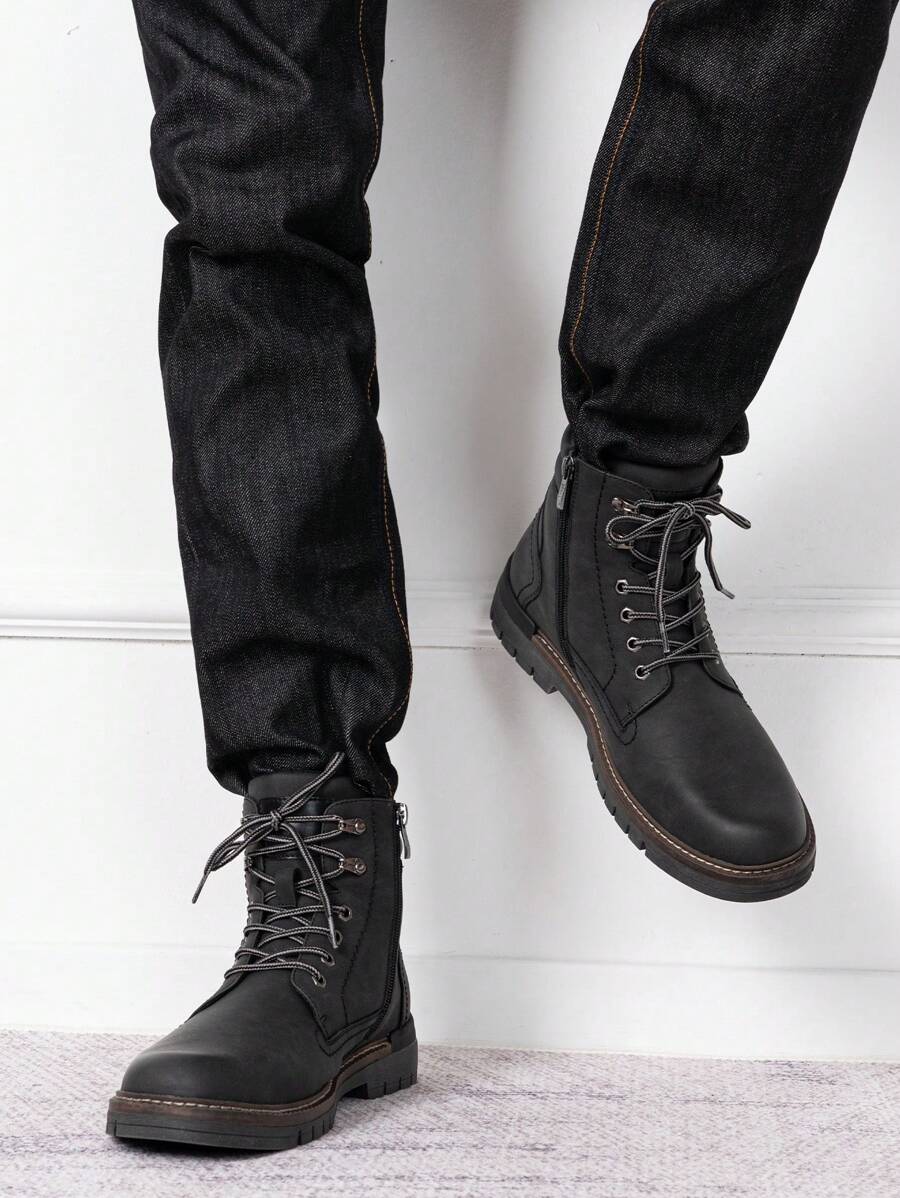 Orthopedic Hiking Boots with side zip