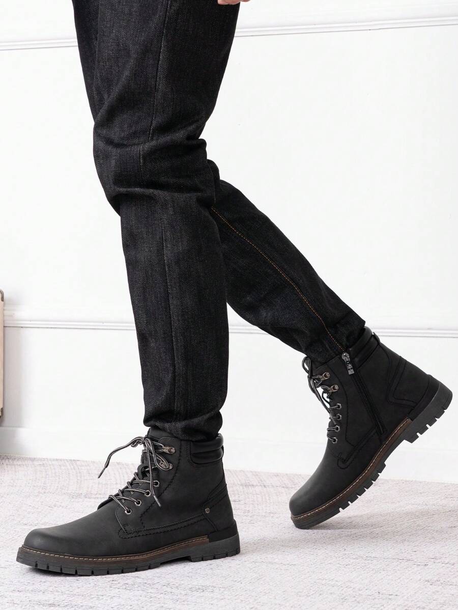 Orthopedic Hiking Boots with side zip