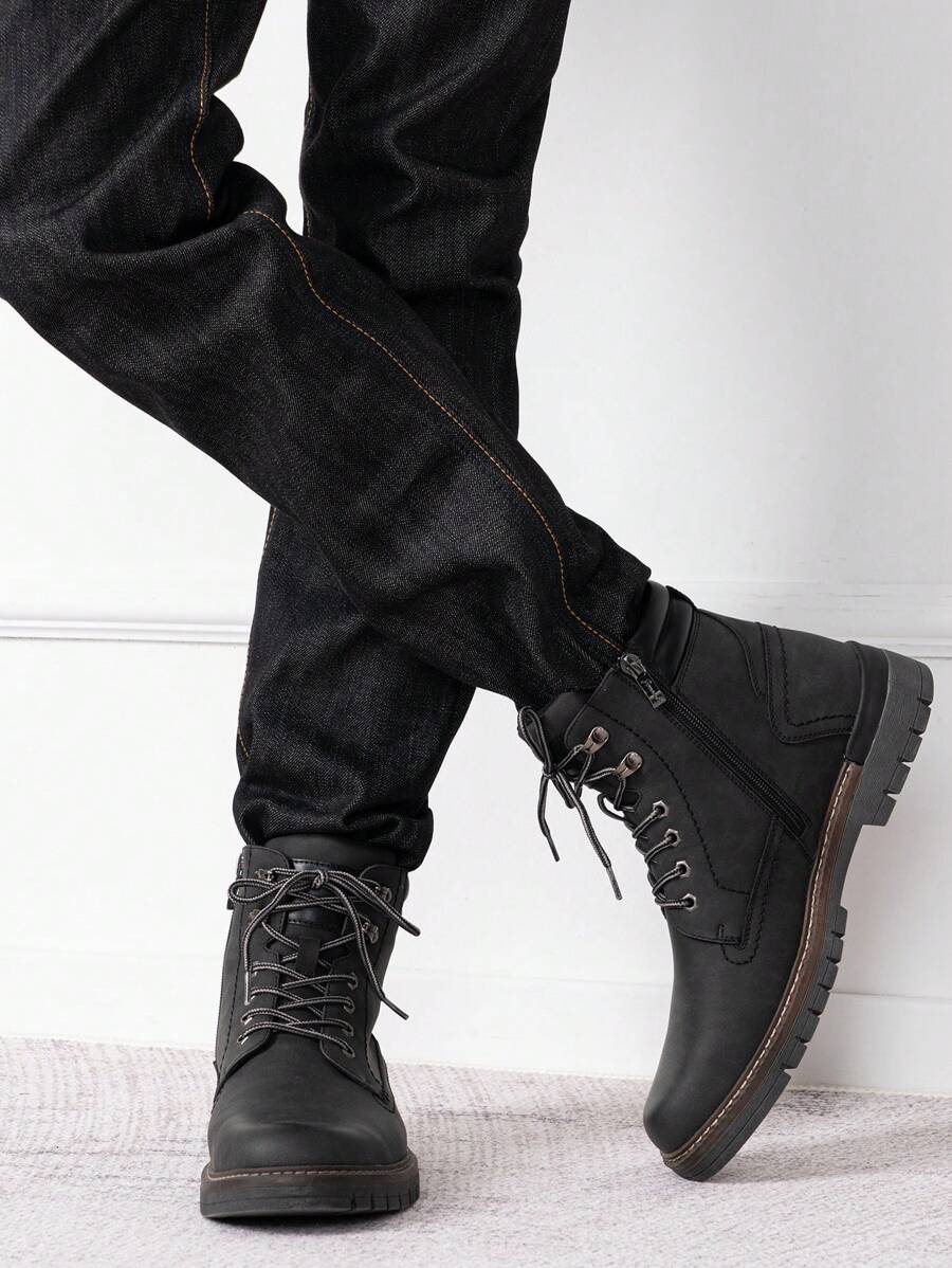 Orthopedic Hiking Boots with side zip