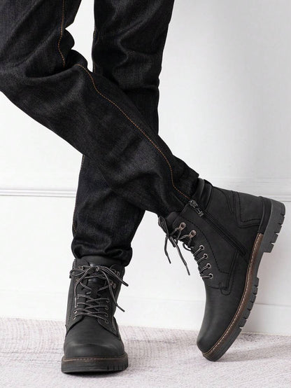 Orthopedic Hiking Boots with side zip