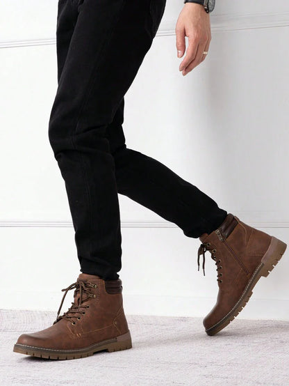 Orthopedic Hiking Boots with side zip