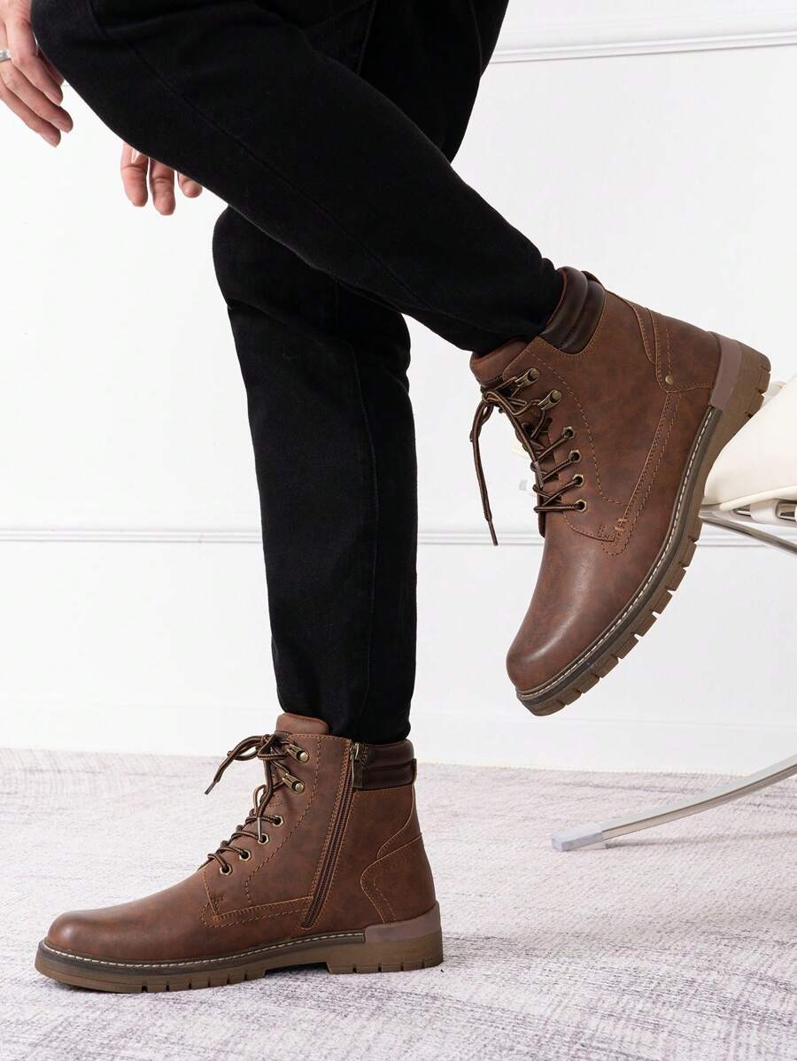 Orthopedic Hiking Boots with side zip