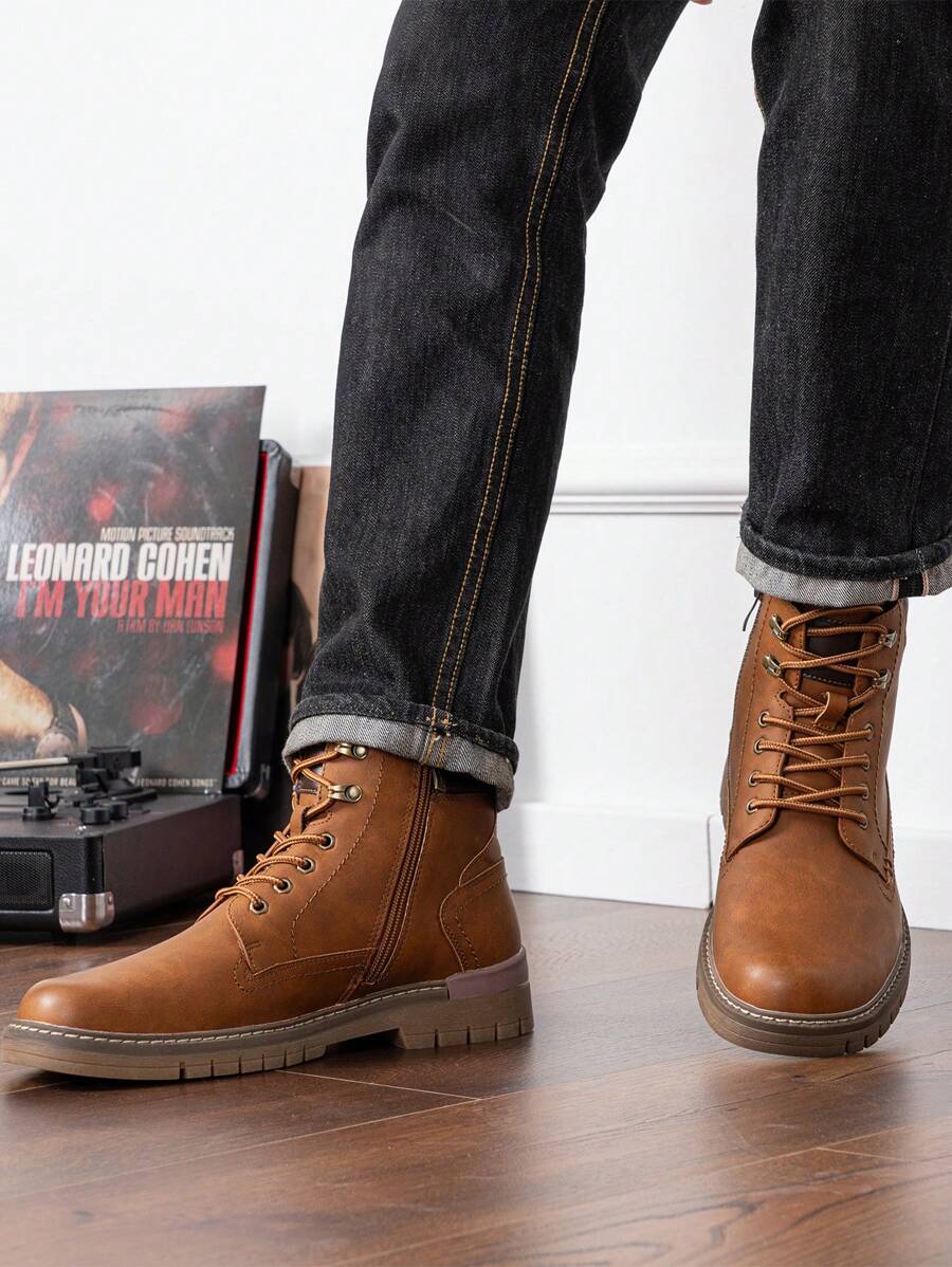 Orthopedic Hiking Boots with side zip