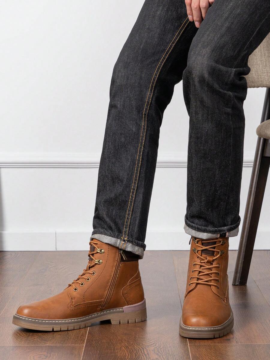 Orthopedic Hiking Boots with side zip