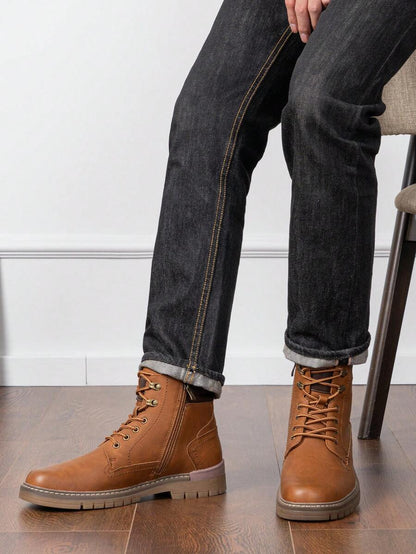 Orthopedic Hiking Boots with side zip