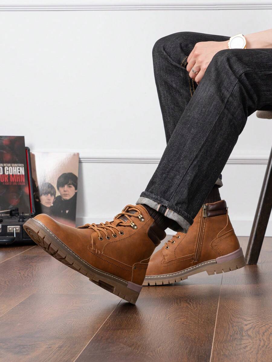 Orthopedic Hiking Boots with side zip