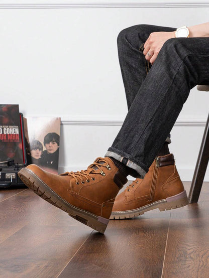Orthopedic Hiking Boots with side zip
