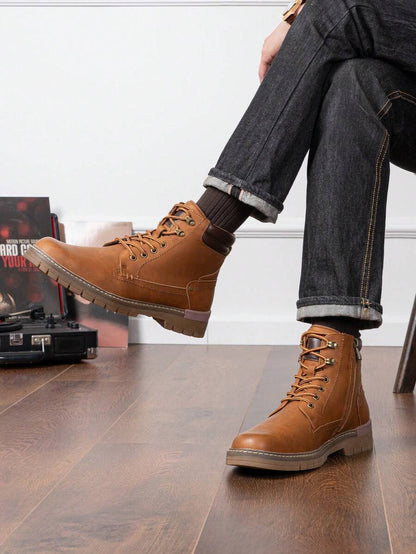 Orthopedic Hiking Boots with side zip