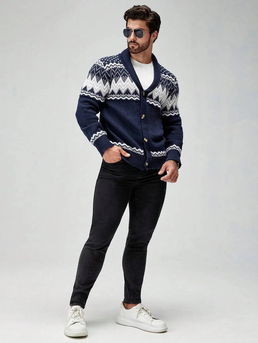 Black Embroidered Cardigan
