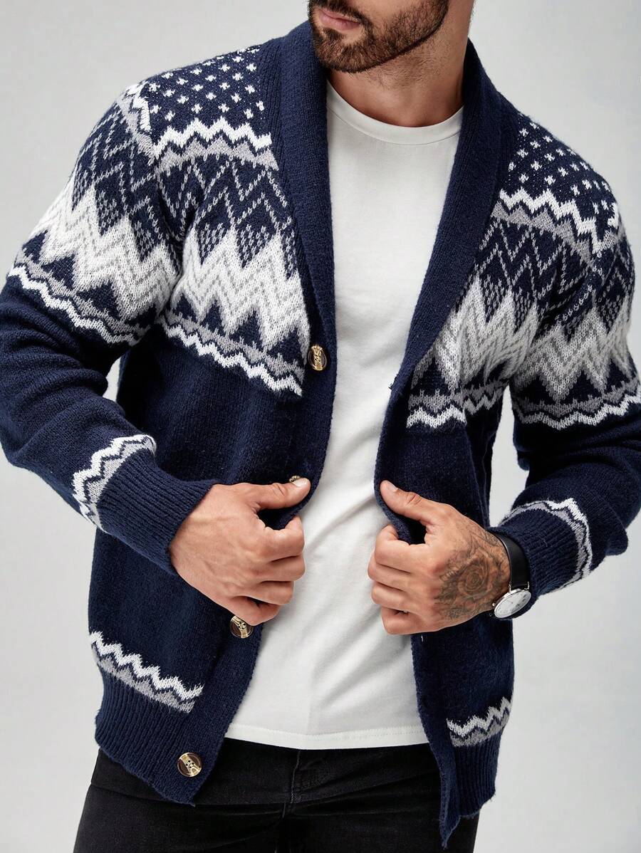 Black Embroidered Cardigan