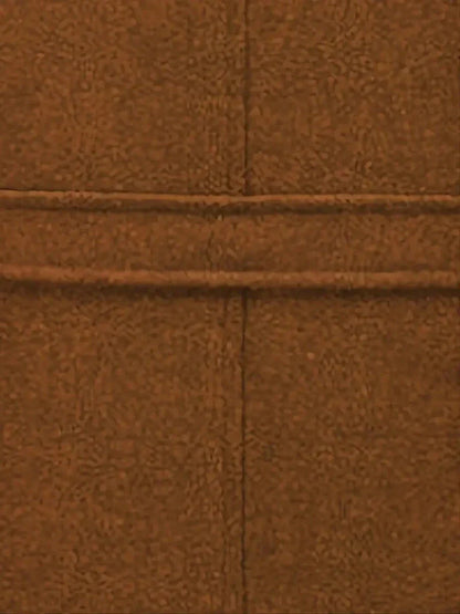 Men’s Military Inspired Wool Blend Mid Thigh Topcoat