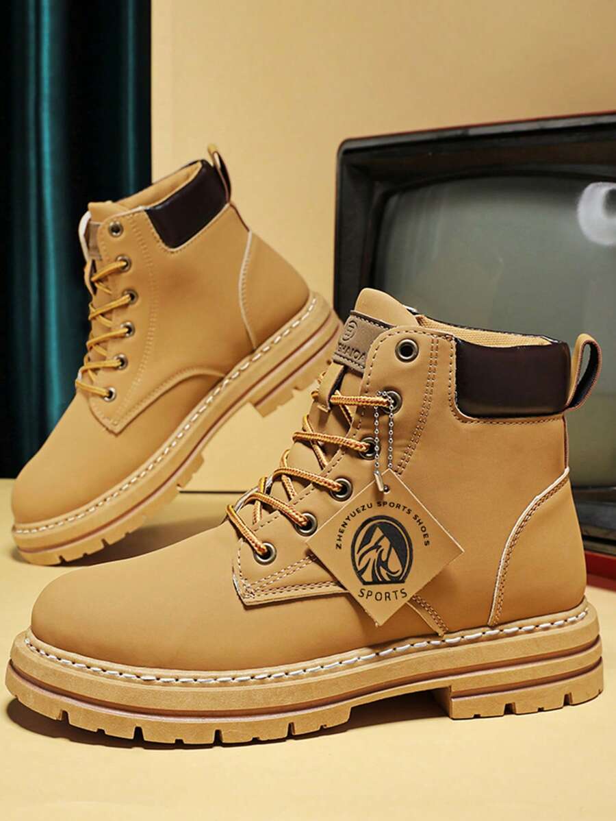 Waterproof Hiking Boots Khaki