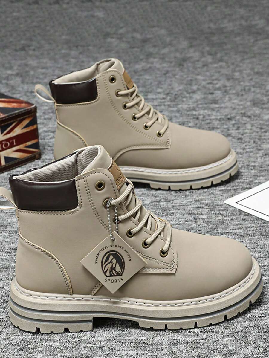 Waterproof Hiking Boots Khaki