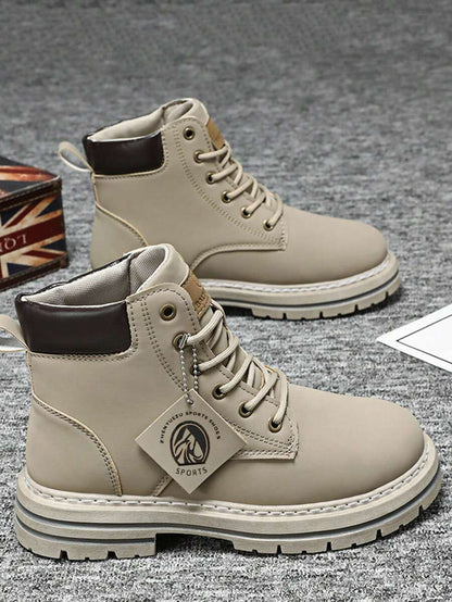 Waterproof Hiking Boots Khaki
