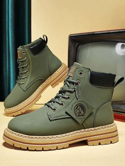 Waterproof Hiking Boots Khaki