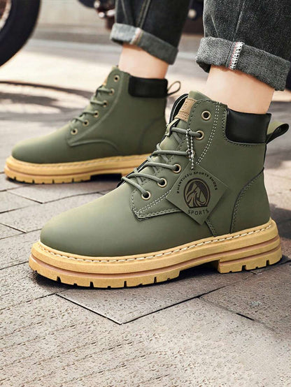 Waterproof Hiking Boots Khaki