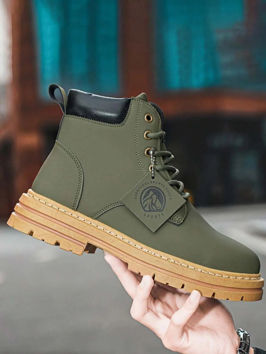 Waterproof Hiking Boots Khaki
