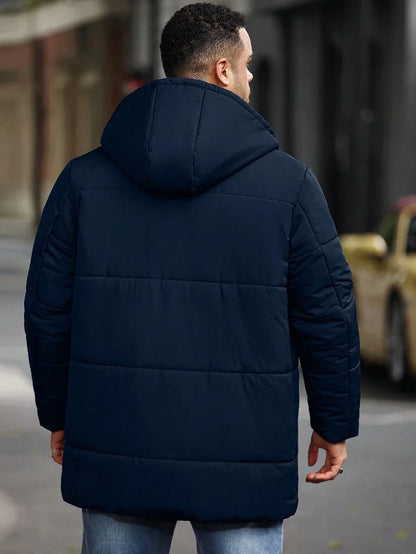 Padded Hooded Jacket Black