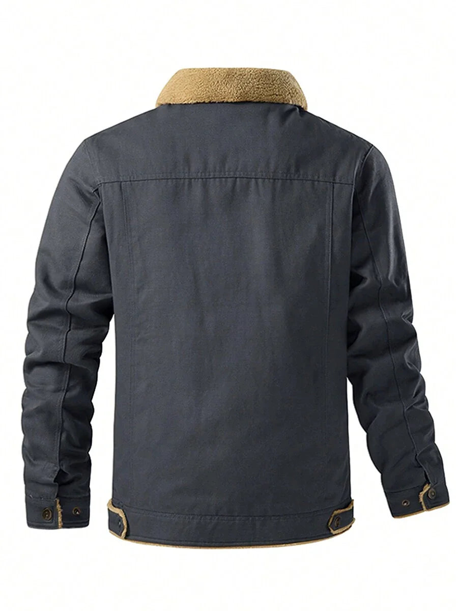 Thermal Bomber Coat Khaki