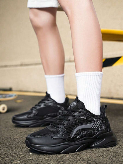 Breathable Chunky Sneakers Beige