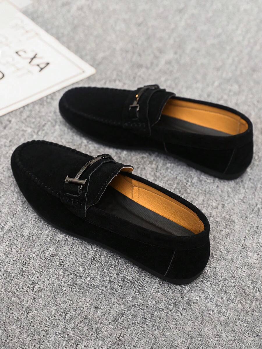 Breathable Driving Loafers Black