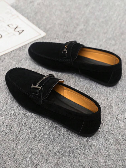 Breathable Driving Loafers Black