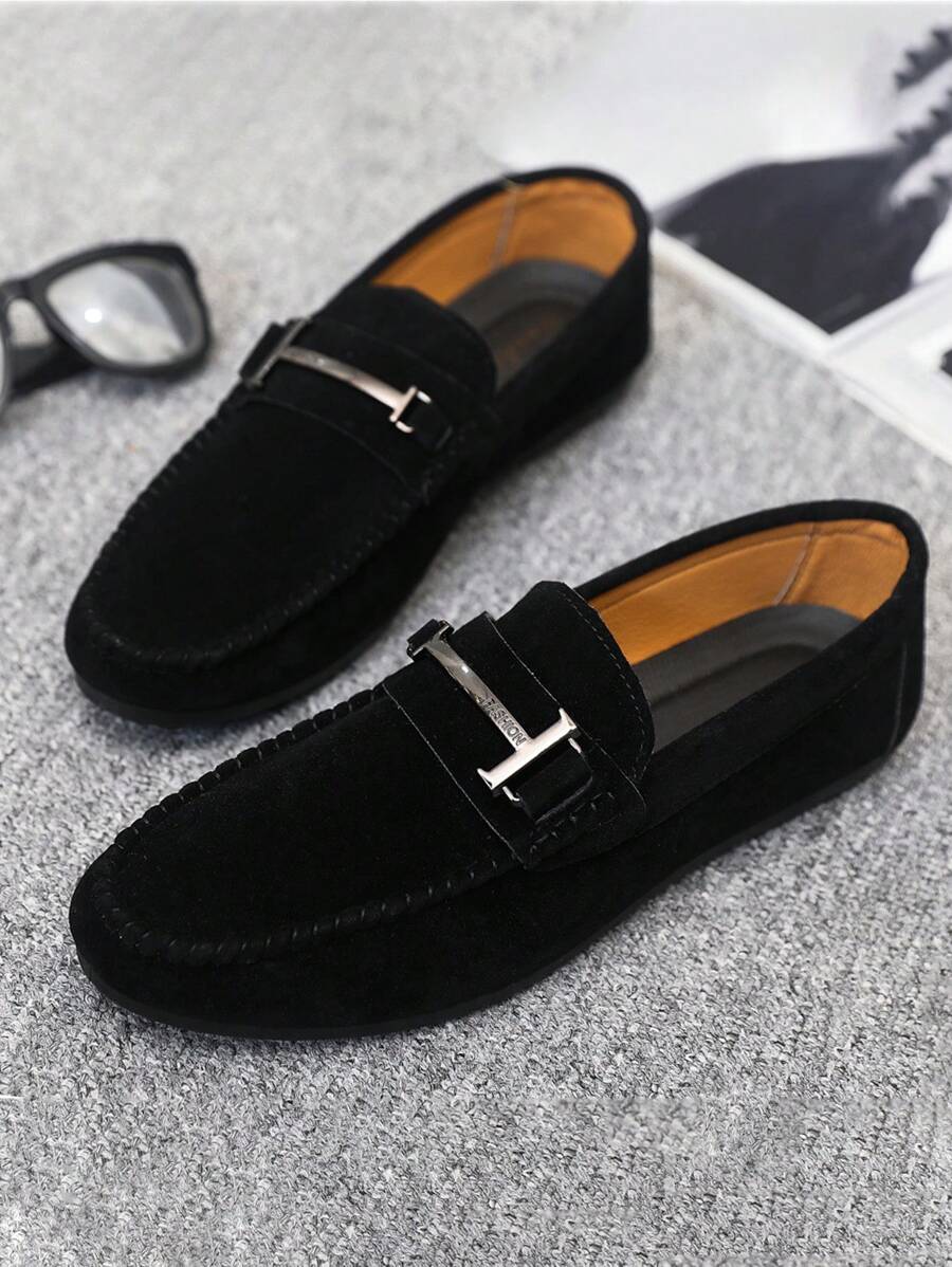 Breathable Driving Loafers Black