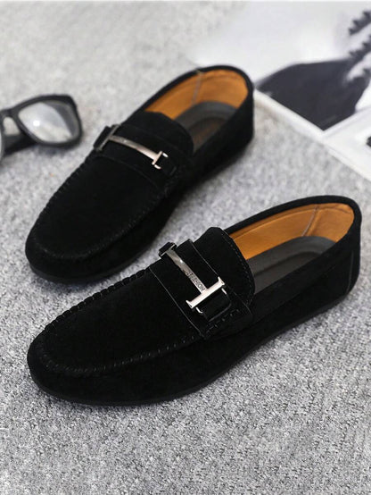 Breathable Driving Loafers Black