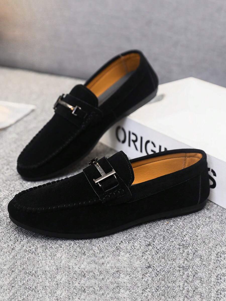 Breathable Driving Loafers Black