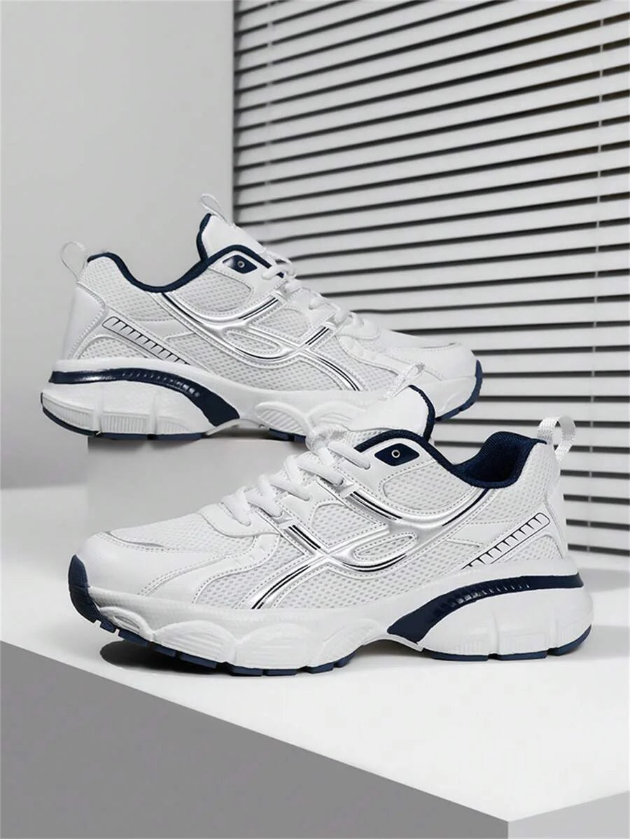 Breathable Chunky Sneakers Beige