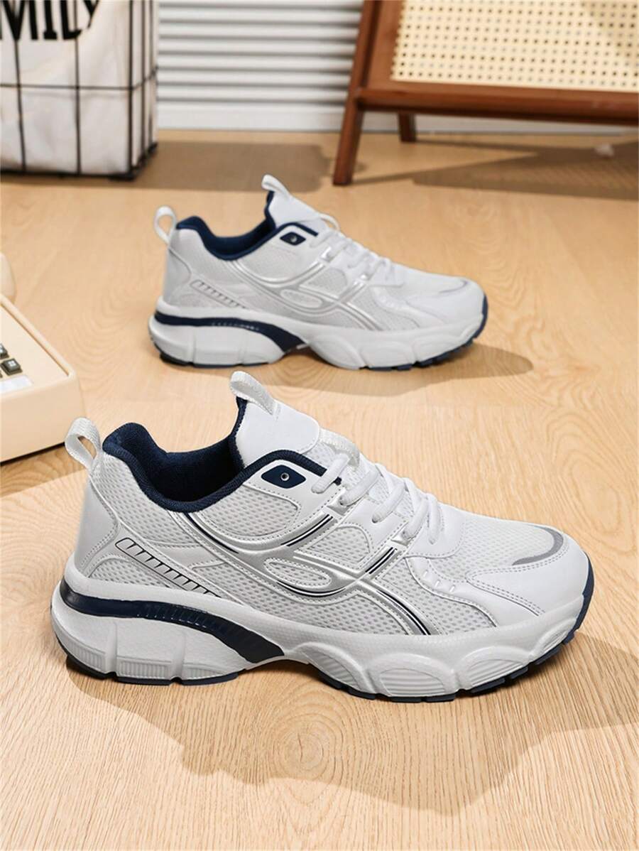 Breathable Chunky Sneakers Beige