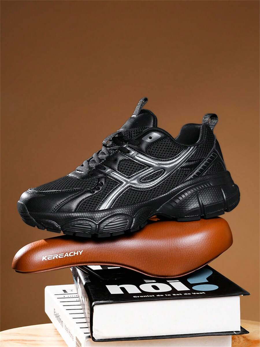 Breathable Chunky Sneakers Beige