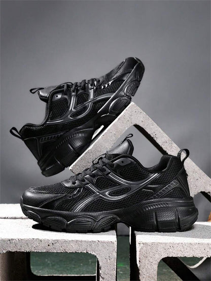 Breathable Chunky Sneakers Beige