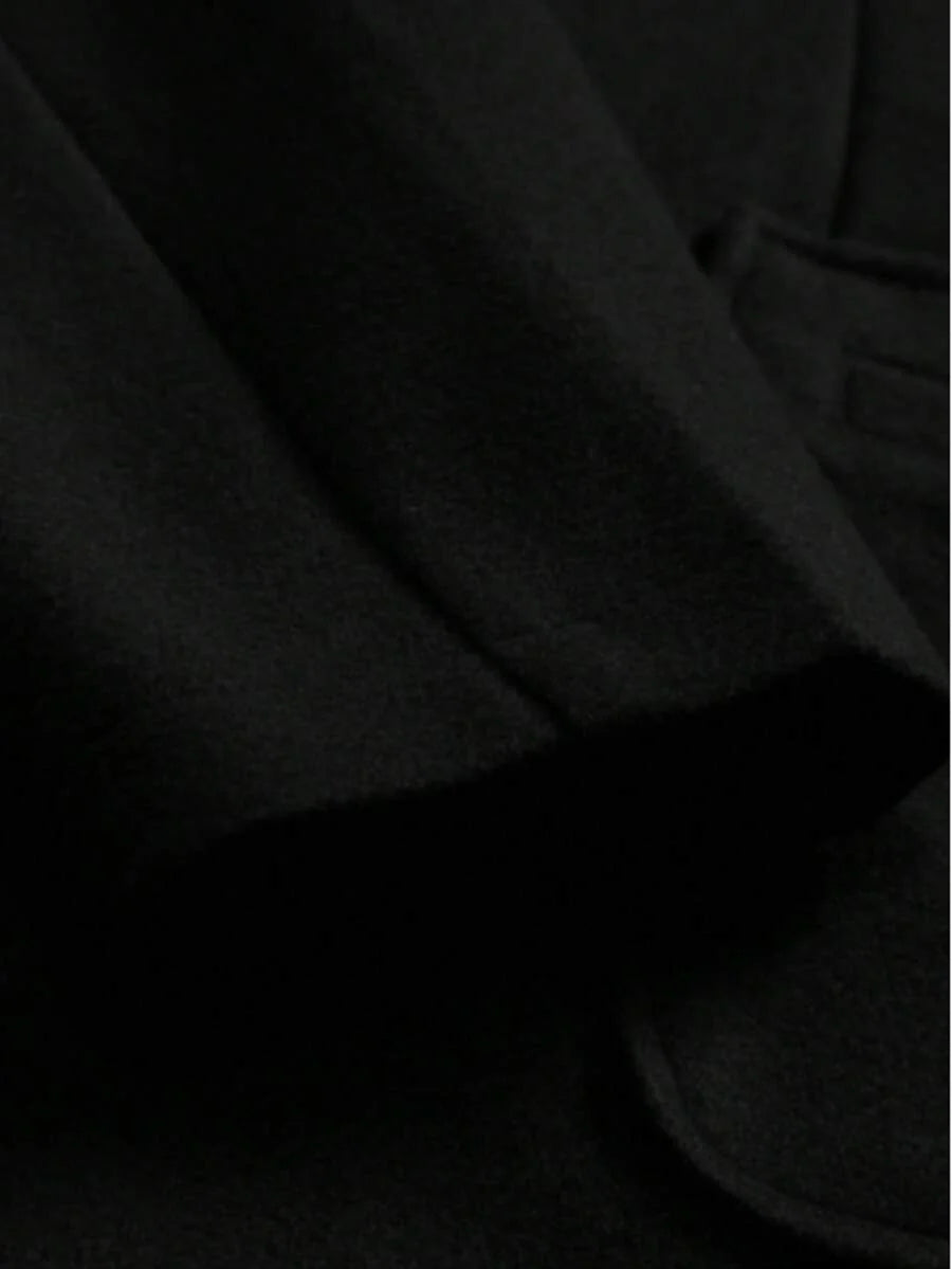 Double-Breasted Wool Overcoat