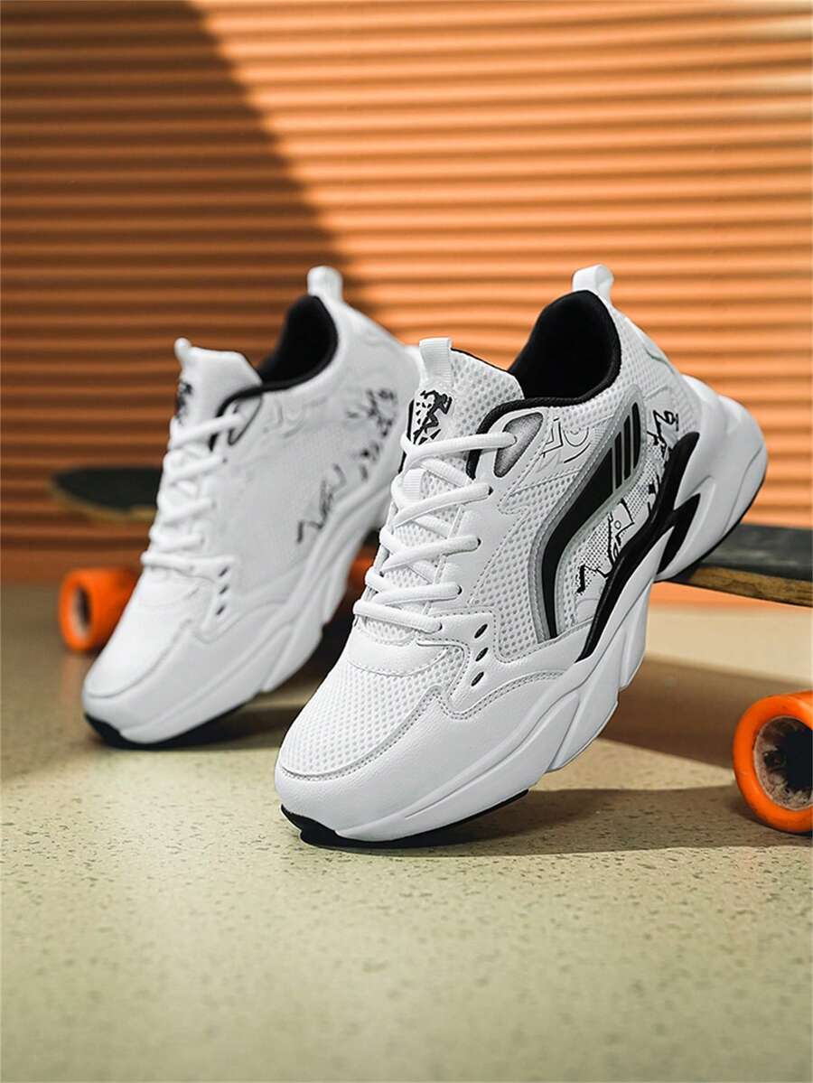 Breathable Chunky Sneakers Beige