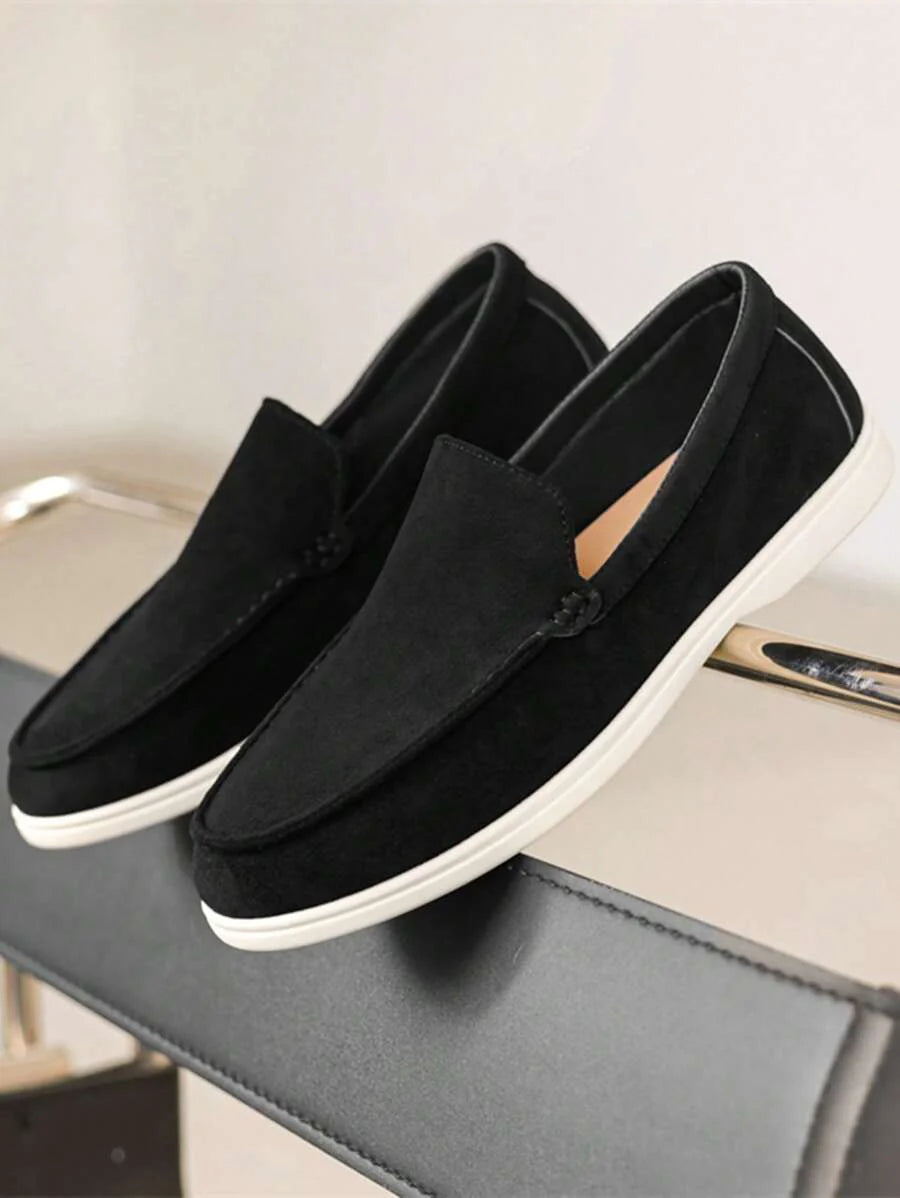 Beige Casual Loafers Soft Sneakers