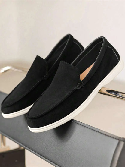 Beige Casual Loafers Soft Sneakers