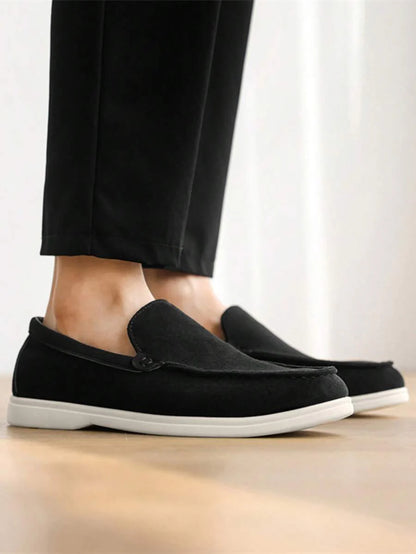 Beige Casual Loafers Soft Sneakers