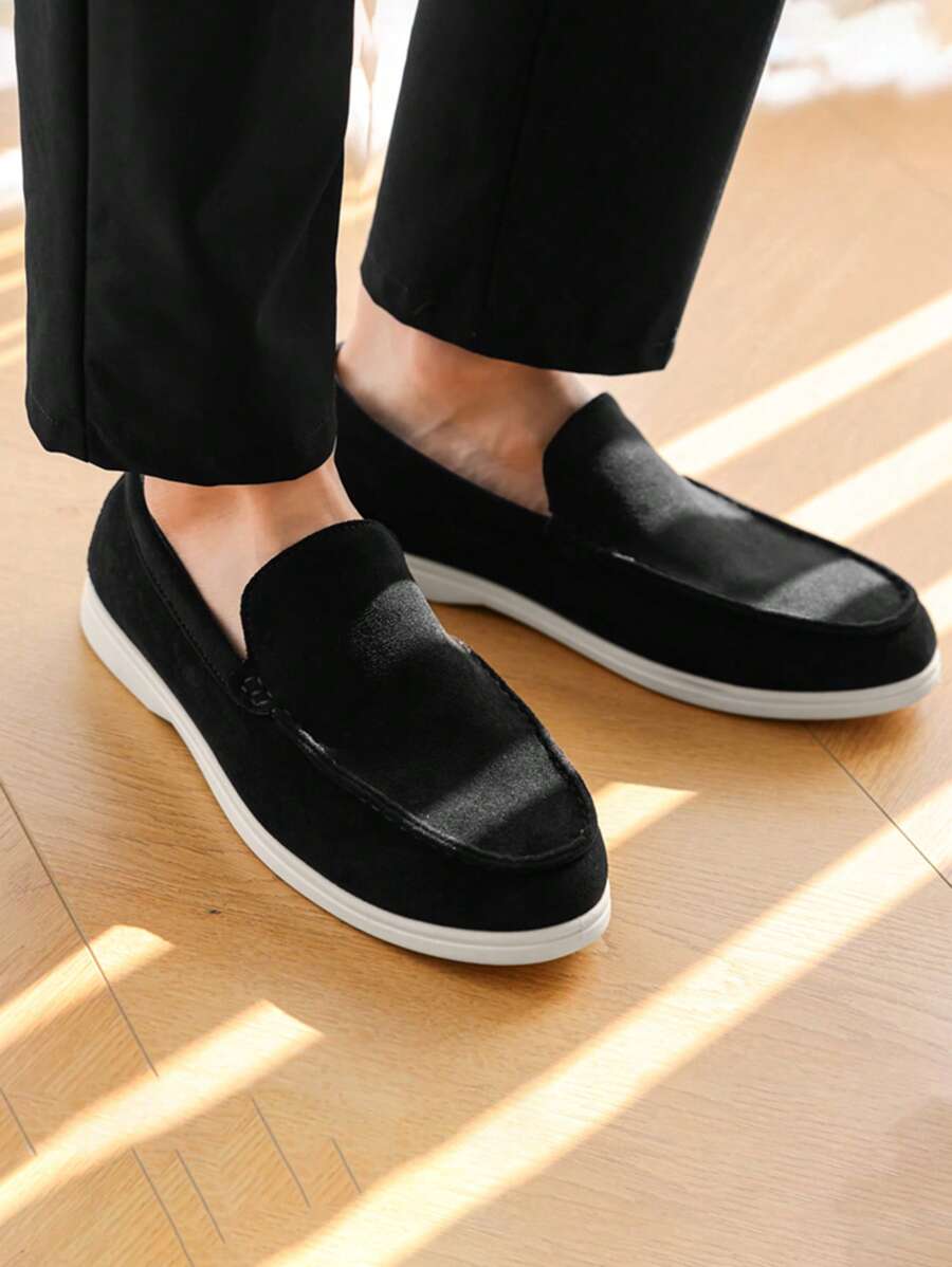 Beige Casual Loafers Soft Sneakers