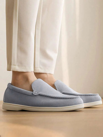 Beige Casual Loafers Soft Sneakers