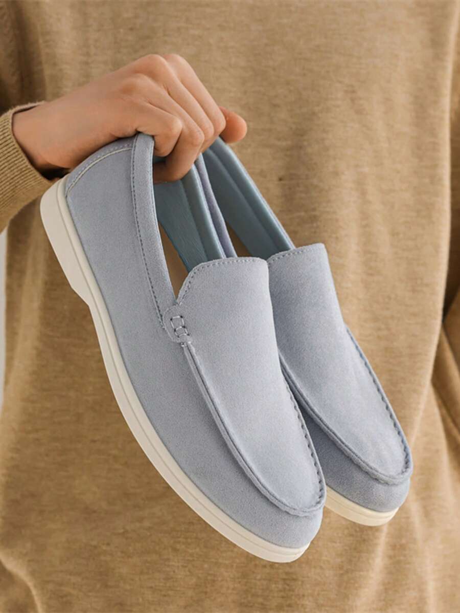 Beige Casual Loafers Soft Sneakers