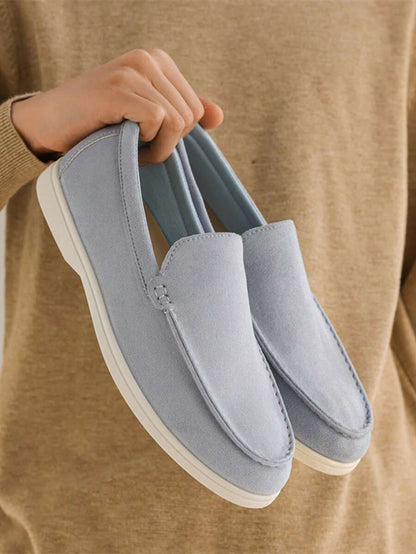 Beige Casual Loafers Soft Sneakers