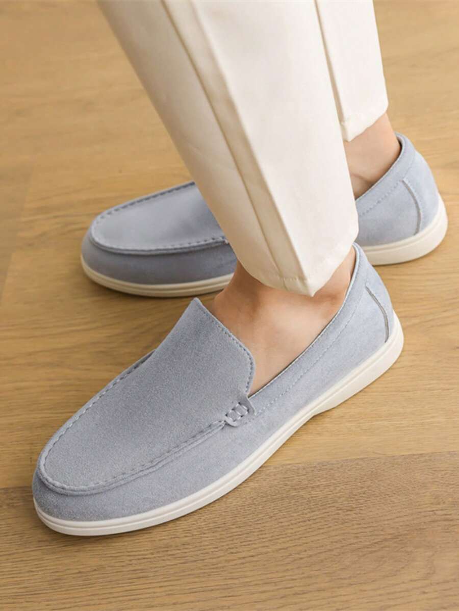 Beige Casual Loafers Soft Sneakers