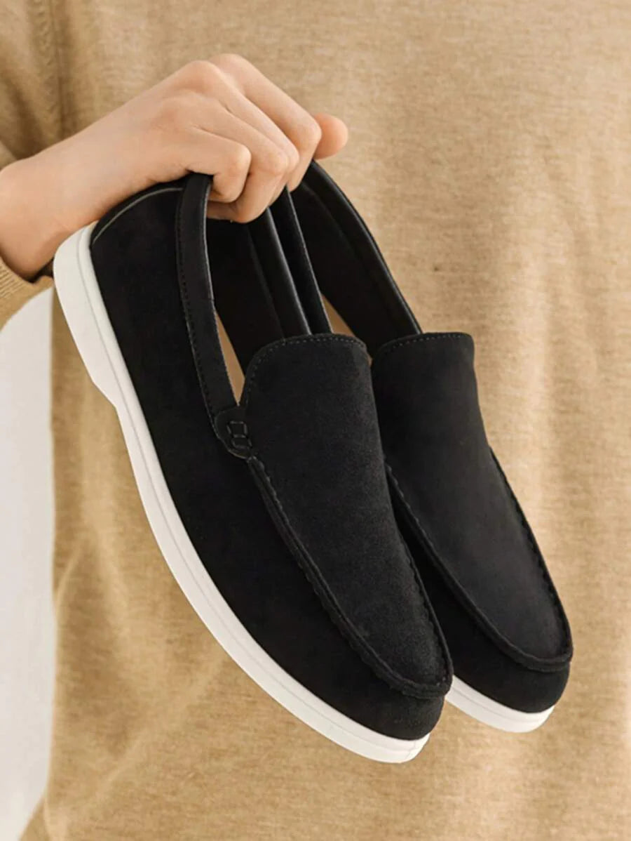 Beige Casual Loafers Soft Sneakers