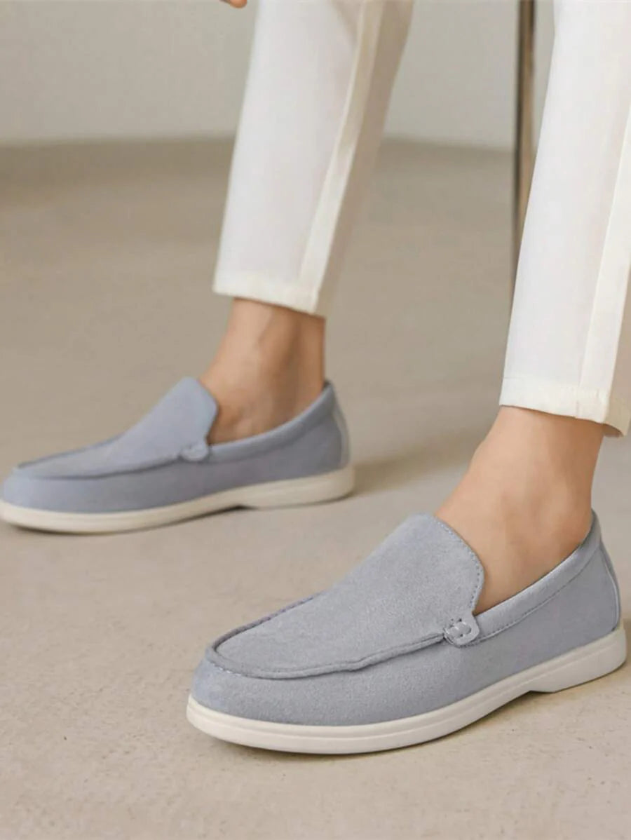 Beige Casual Loafers Soft Sneakers