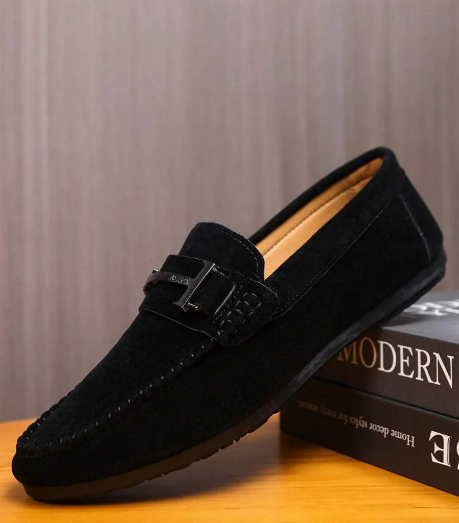 Breathable Driving Loafers Black
