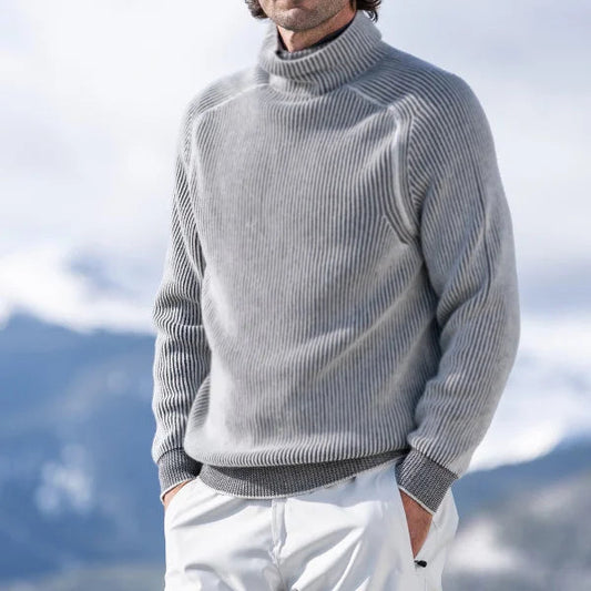 Classic Cable Knit Men's Crew Neck Sweater - BritishElegance