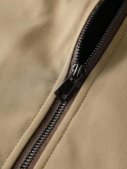 Casual Corduroy Jacket Khaki